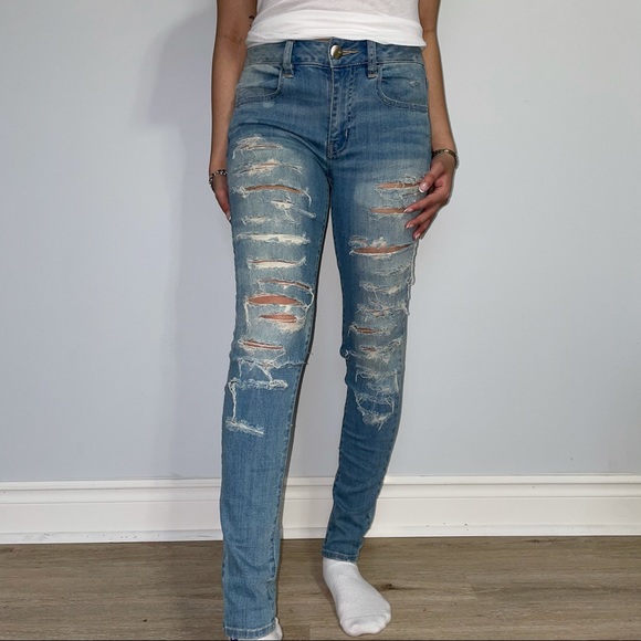 AE HIGH RISE DENIM JEGGING - Picture 9 of 11